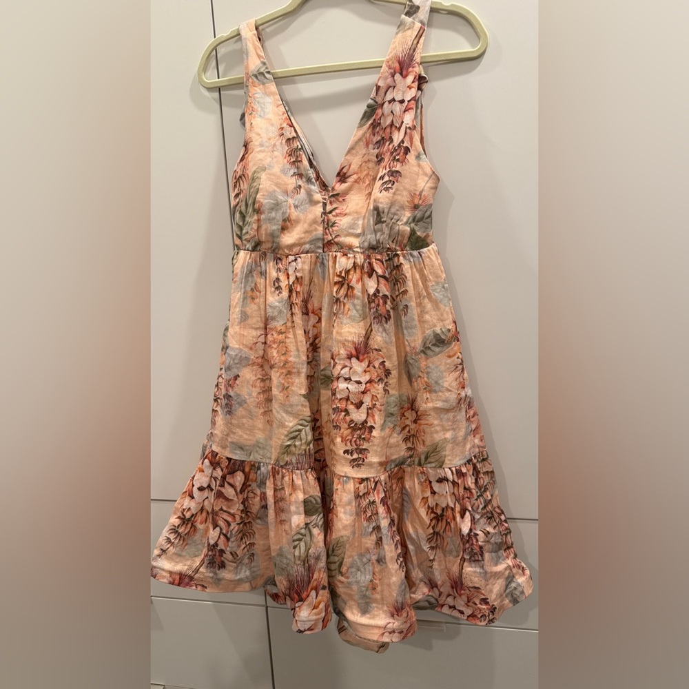 Floral Sleeveless Kids Dress